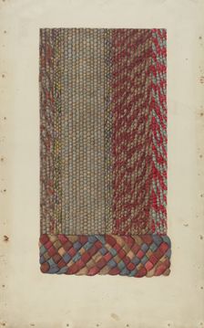 Shaker Rug, c. 1936. Creator: Alice Stearns