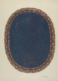 Shaker Rug, c. 1941. Creator: George V. Vezolles
