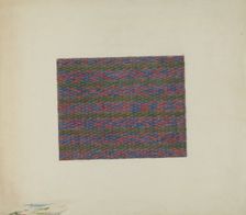 Shaker Rug (Detail), c. 1936. Creator: Lucille Gilchrist
