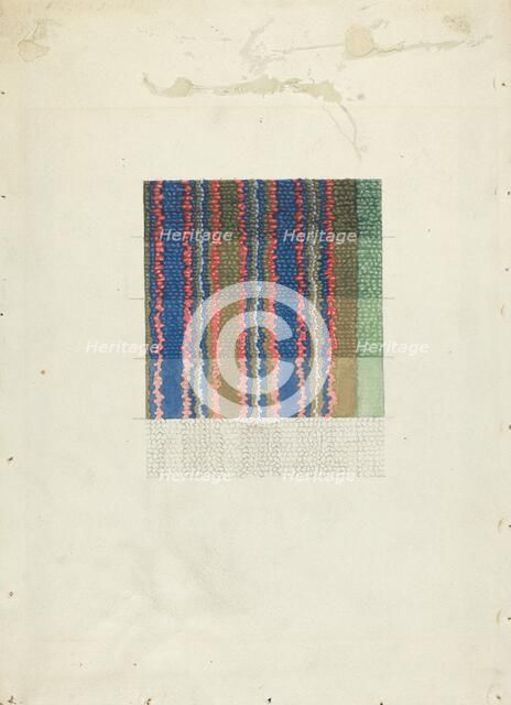 Shaker Rug Material, c. 1936. Creator: Elizabeth Moutal.