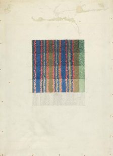 Shaker Rug Material, c. 1936. Creator: Elizabeth Moutal