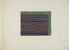 Shaker Rug Material, c. 1936. Creator: Elizabeth Moutal