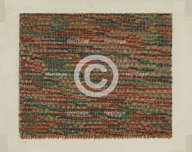 Shaker Rug Strips, 1935/1942. Creator: Lucille Chabot.