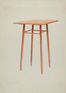 Shaker Stand, c. 1936. Creator: Ray Holden