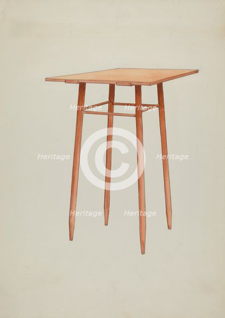 Shaker Stand, c. 1936. Creator: Ray Holden.