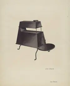 Shaker Stove, c. 1941. Creator: Lon Cronk
