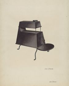 Shaker Stove, c. 1941. Creator: Lon Cronk