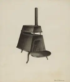 Shaker Stove, c. 1937. Creator: George V. Vezolles