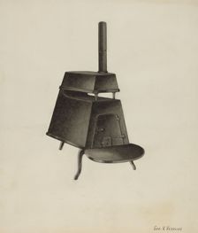 Shaker Stove, c. 1937. Creator: George V. Vezolles