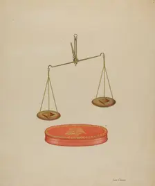 Shaker Scales, 1935/1942. Creator: Lon Cronk