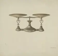 Shaker Scales, c. 1941. Creator: George V. Vezolles