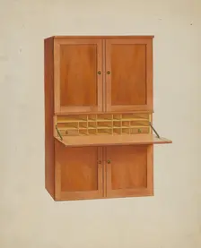 Shaker Secretary, 1935/1942. Creator: John W Kelleher