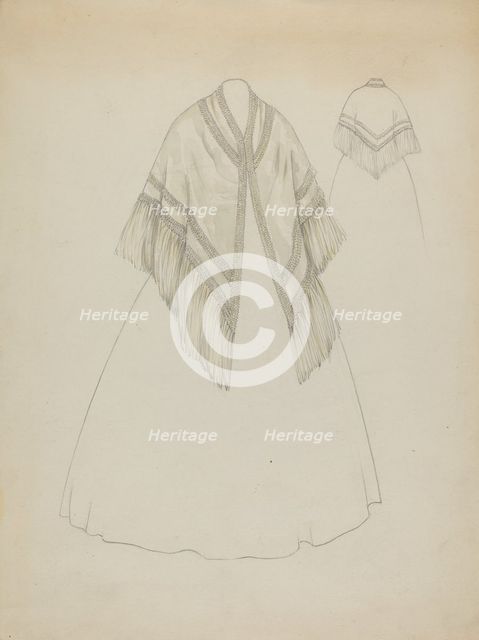 Shaker Shawl, c. 1936. Creator: Jessie M. Benge.