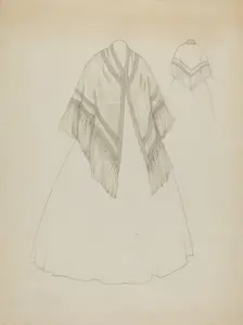 Shaker Shawl, c. 1936. Creator: Jessie M. Benge