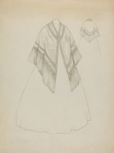 Shaker Shawl, c. 1936. Creator: Jessie M. Benge