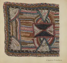 Shaker Shirred Rug, 1935/1942. Creator: Charles Goodwin