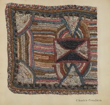 Shaker Shirred Rug, 1935/1942. Creator: Charles Goodwin