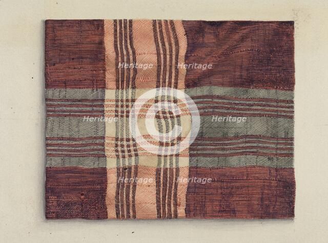 Shaker Silk Kerchief, 1935/1942. Creator: Helen E. Gilman.