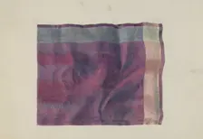 Shaker Silk Kerchief, 1936. Creator: Elizabeth Moutal