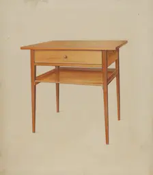 Shaker Table, 1937. Creator: Winslow Rich