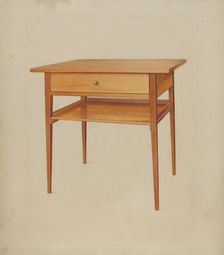 Shaker Table, 1937. Creator: Winslow Rich
