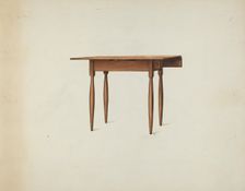 Shaker Table, c. 1936. Creator: Ray Holden