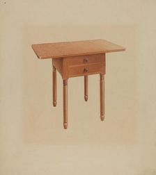 Shaker Table, c. 1938. Creator: Alfred H. Smith