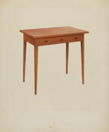 Shaker Table, c. 1938. Creator: John W Kelleher