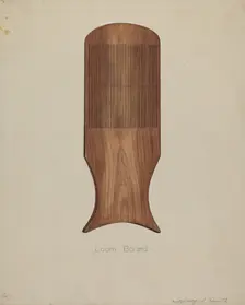 Shaker Tape Loom, 1935/1942. Creator: Irving I. Smith