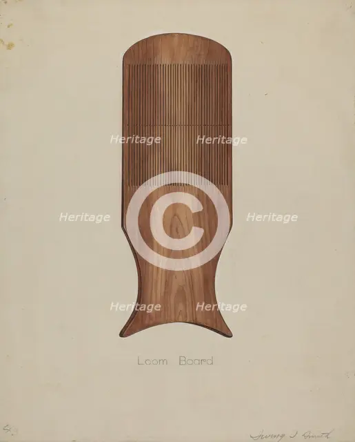 Shaker Tape Loom, 1935/1942. Creator: Irving I. Smith.