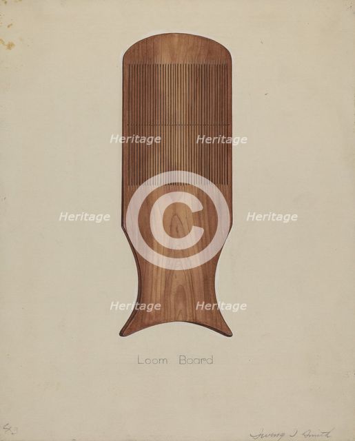 Shaker Tape Loom, 1935/1942. Creator: Irving I. Smith.