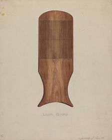 Shaker Tape Loom, 1935/1942. Creator: Irving I. Smith