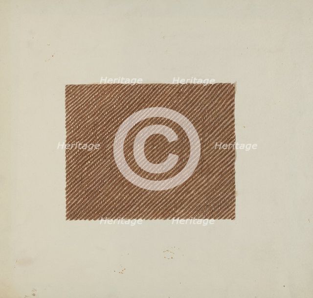 Shaker Textile, c. 1936. Creator: George Constantine;Constantine, George.