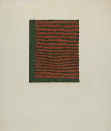 Shaker Textile, c. 1936. Creator: Helen E. Gilman