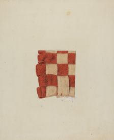 Shaker Textile Sample, c. 1940. Creator: Harold Weisenborn