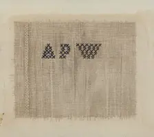 Shaker Tow or Garden Sheet, 1935/1942. Creator: Elizabeth Moutal