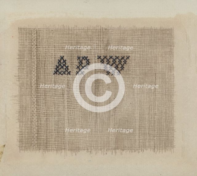 Shaker Tow or Garden Sheet, 1935/1942. Creator: Elizabeth Moutal.