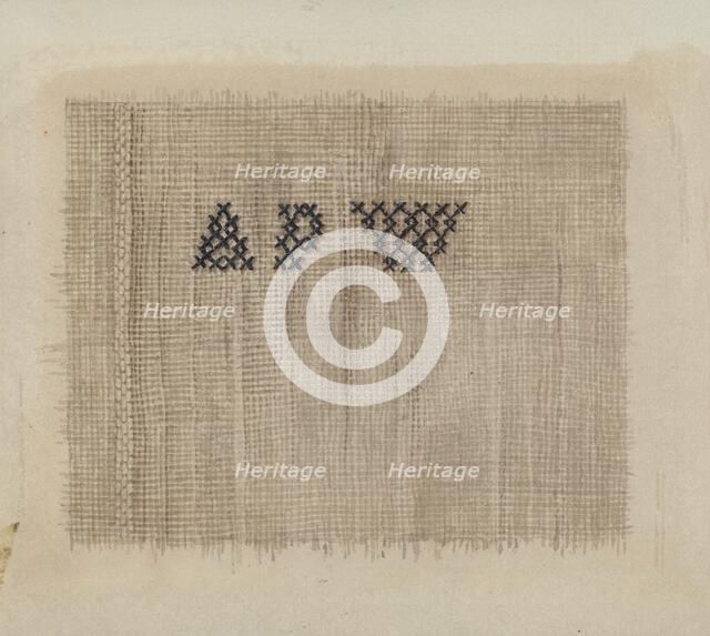 Shaker Tow or Garden Sheet, 1935/1942. Creator: Elizabeth Moutal.