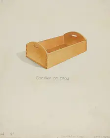 Shaker Tray, c. 1936. Creator: Lawrence Foster