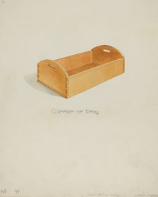 Shaker Tray, c. 1936. Creator: Lawrence Foster