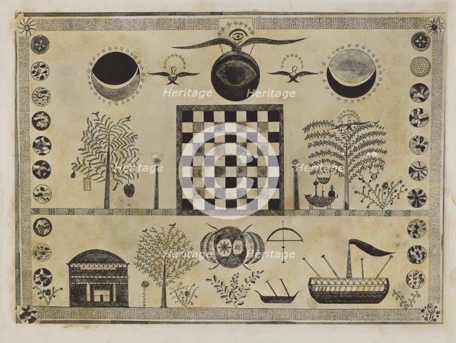 Shaker Visionary Image, 1935/1942. Creator: Unknown.