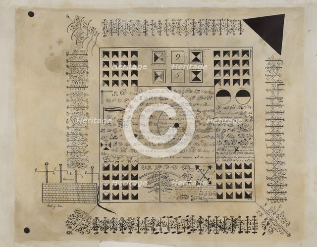 Shaker Visionary Image, 1935/1942. Creator: Unknown.