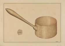 Shaker Wooden Dipper, 1935/1942. Creator: Adelaide Dyball