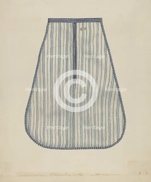Shaker Woman's Money Bag, c. 1936. Creator: Ingrid Selmer-Larsen.