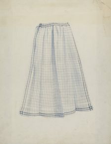 Shaker Work Apron, c. 1936. Creator: Joseph Goldberg