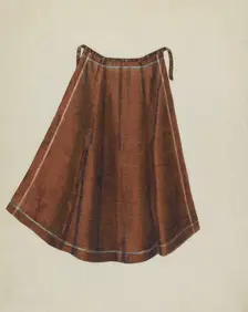 Shaker Work Apron, c. 1936. Creator: Lucille Chabot