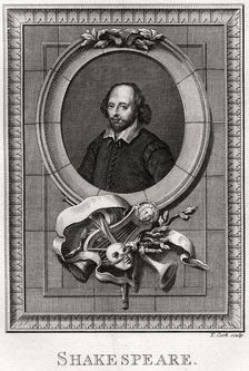 Shakespeare 1776. Artist: T Cook