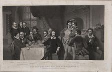 Shakespeare and His Contemporaries (after John Faed), 1860