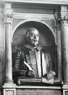 Shakespeare Memorial, Holy Trinity Church, Stratford-upon-Avon, Warwickshire, c1955. Creator: Arthur Charles Kirby Ware