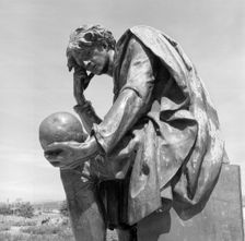 Shakespeare Memorial, Stratford-upon-Avon, Warwickshire, 1945-1980. Creator: Eric de Maré